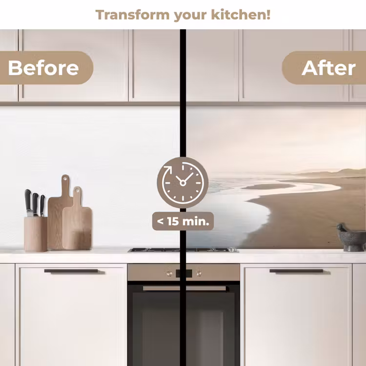 Kitchen splashback - Coastline - Beach - Ocean — 3