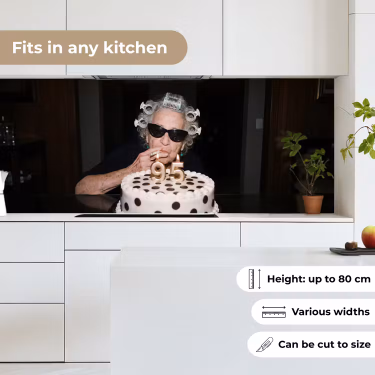 Kitchen splashback - Birthday - Curly pin - Grandma — 7