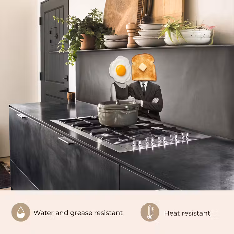 Kitchen splashback - Breakfast - Couple - Egg - Bread — 5