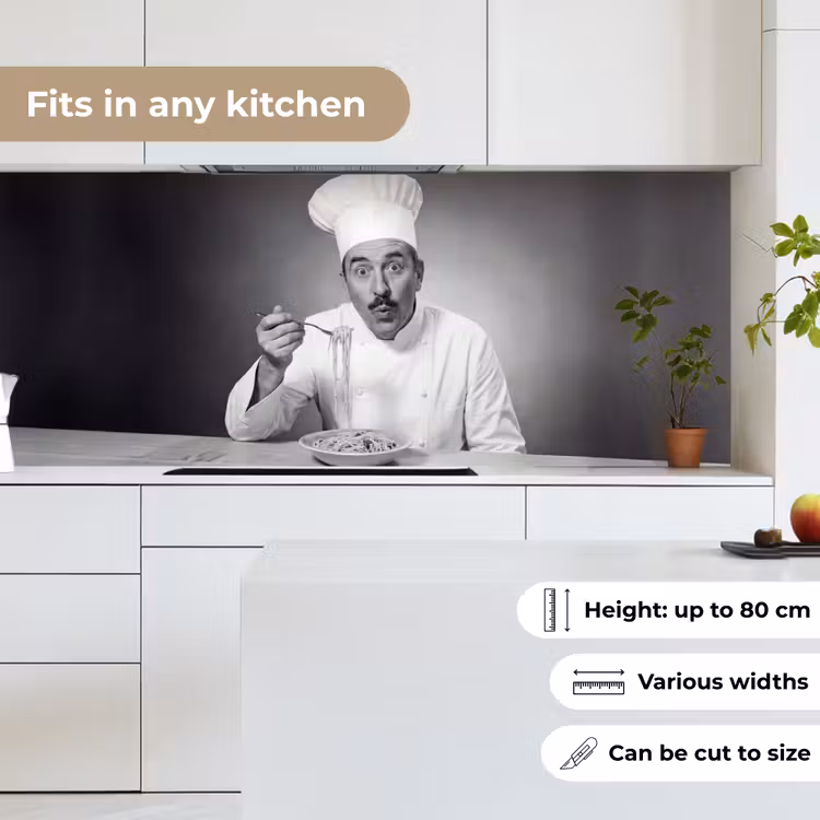 Kitchen splashback - Chef - Spaghetti - Pasta — 7