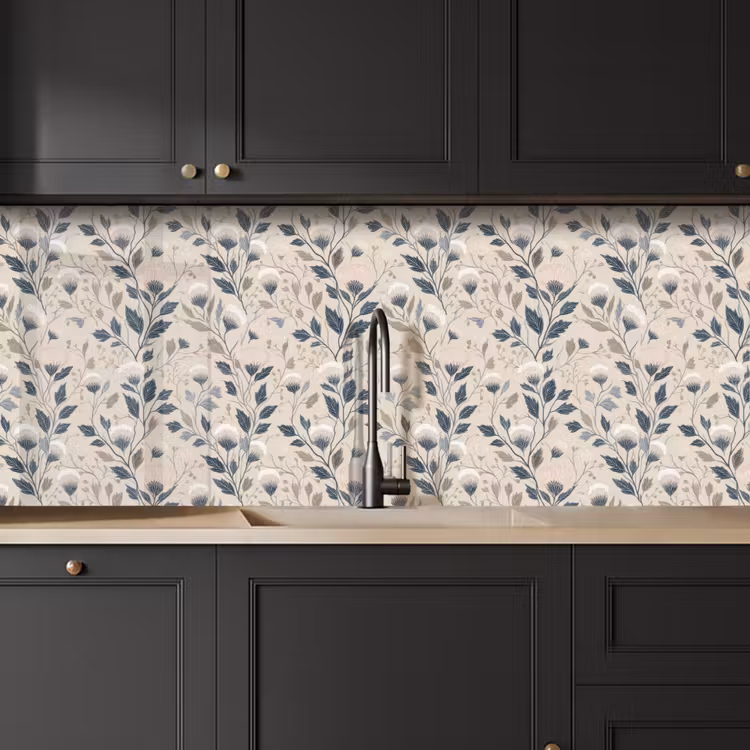 Kitchen splashback - Classic - Botanical - Colorful — 6