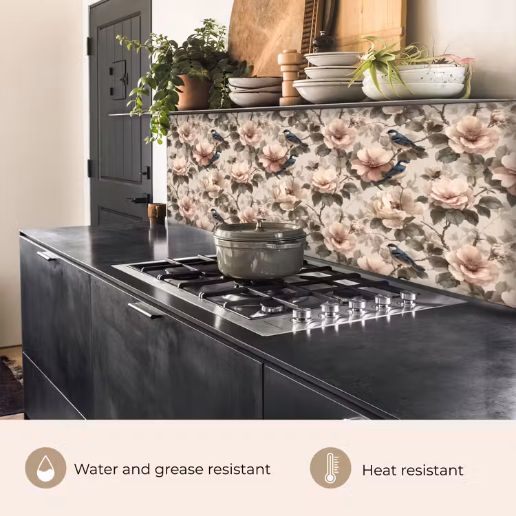 Kitchen splashback - Classic - Birds - Colorful — 5