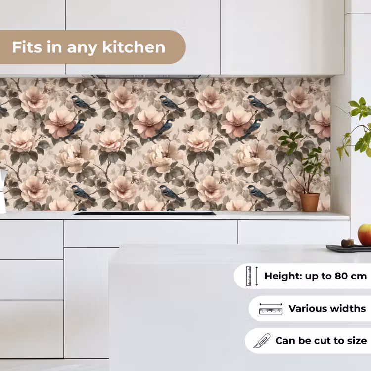 Kitchen splashback - Classic - Birds - Colorful — 7