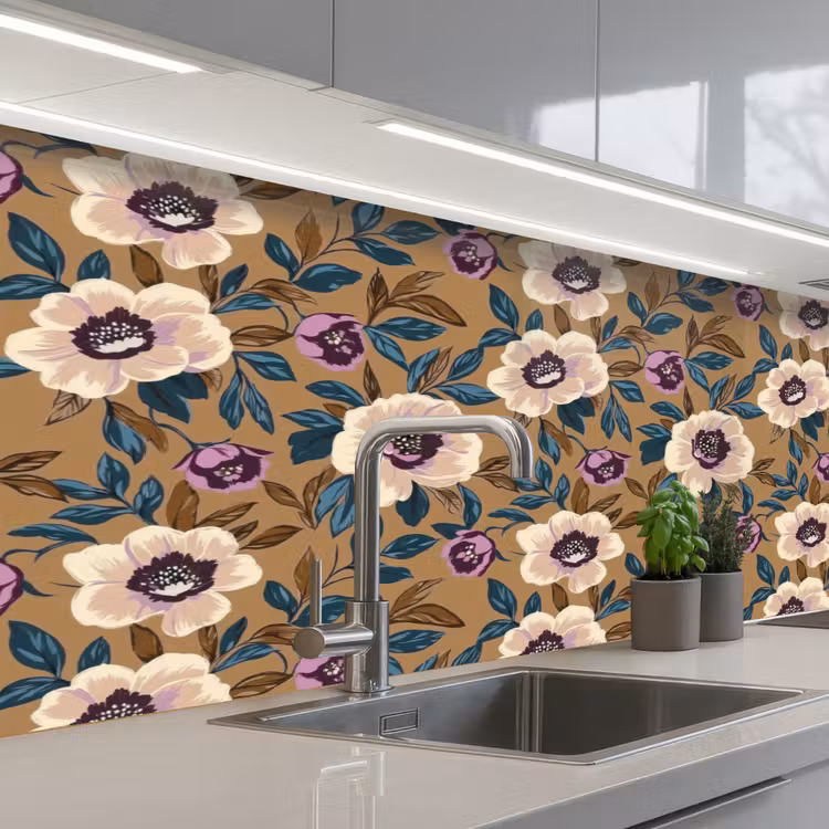 Kitchen splashback - Floral - Still life - Colorful — 2