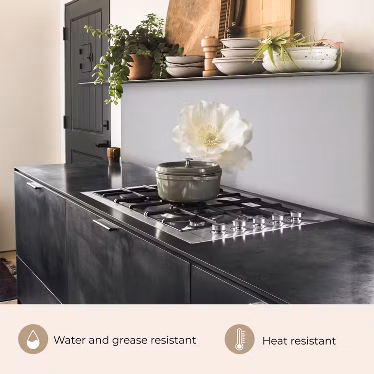 Kitchen splashback - Flower - Minimalist -White — 5