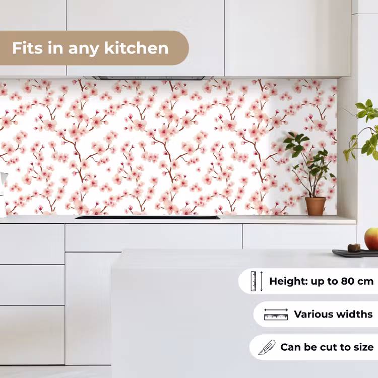 Kitchen splashback - Cherry Blossom - Branches - Pink — 7