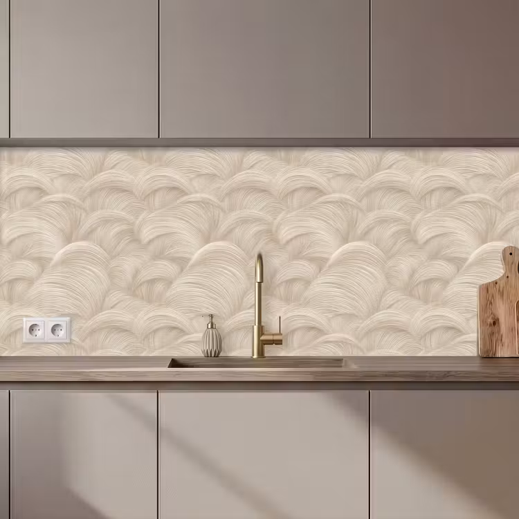 Kitchen splashback - Arches - Pattern - Beige — 1
