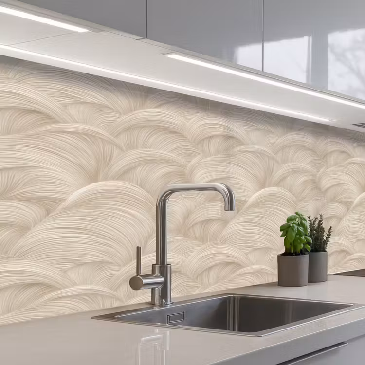 Kitchen splashback - Arches - Pattern - Beige — 2