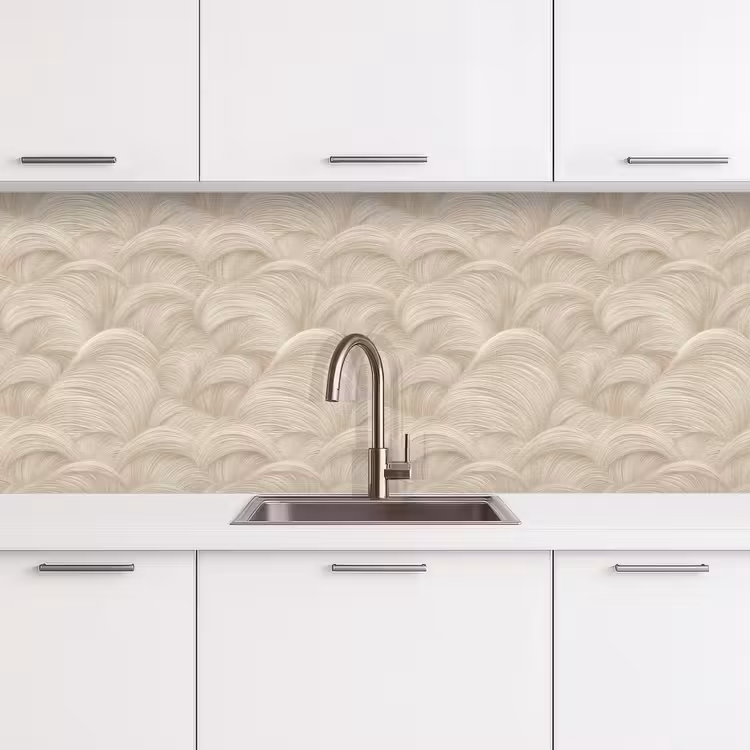 Kitchen splashback - Arches - Pattern - Beige — 4
