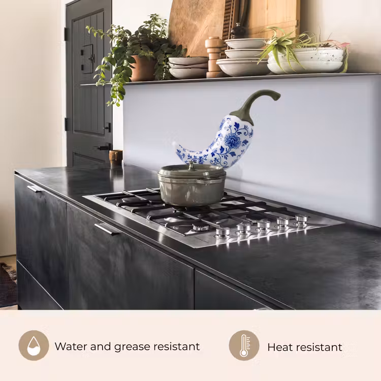 Kitchen splashback - Chili pepper - Ceramic - Blue — 5