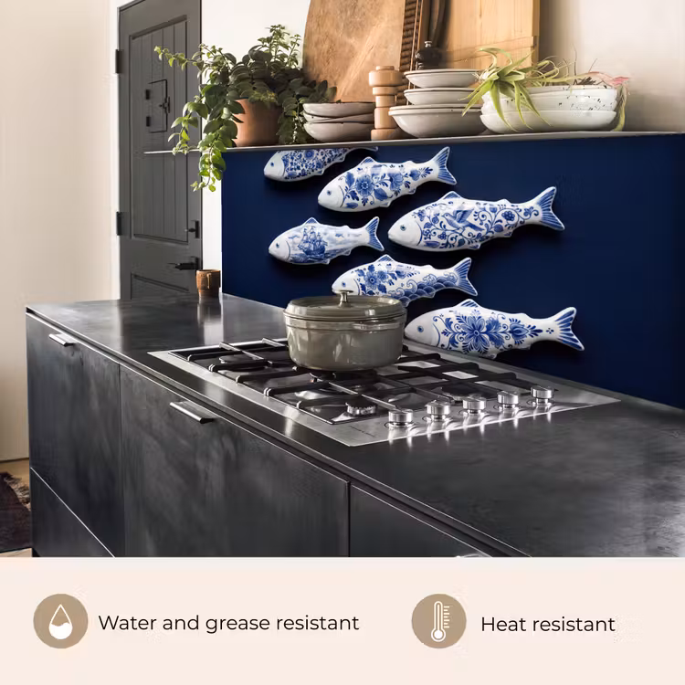 Kitchen splashback - Fish - Delftware - Ceramics — 5
