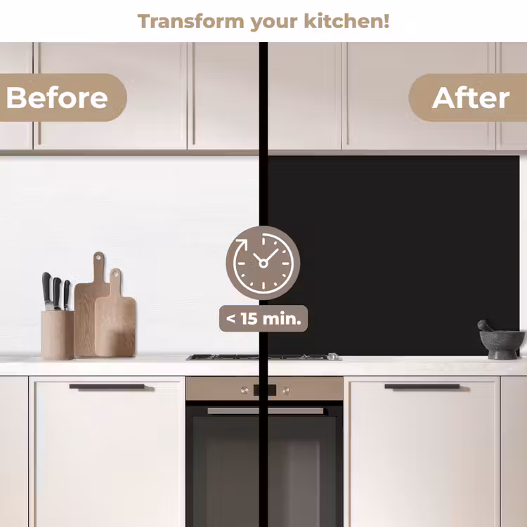 Kitchen splashback - But First Coffee — 3