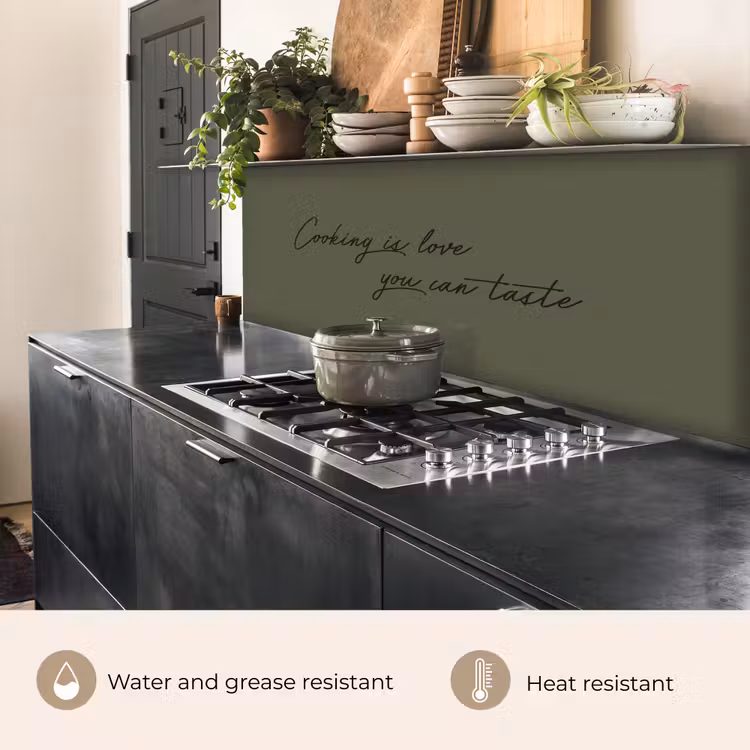 Kitchen splashback - Cooking is love you can taste — 5