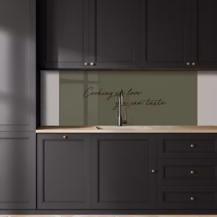 Kitchen splashback - Cooking is love you can taste — 6