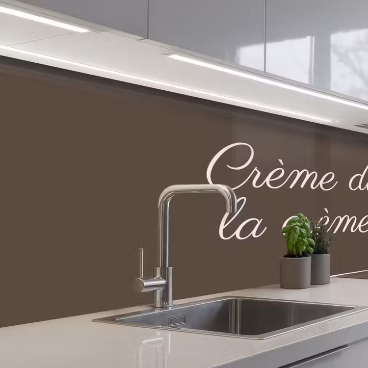 Kitchen splashback - Creme de la creme — 2