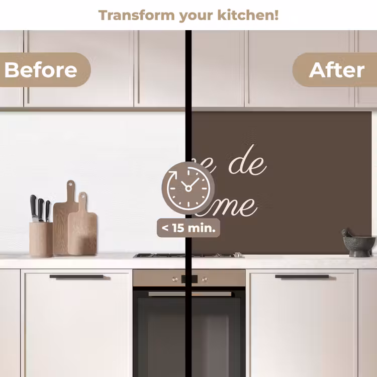 Kitchen splashback - Creme de la creme — 3
