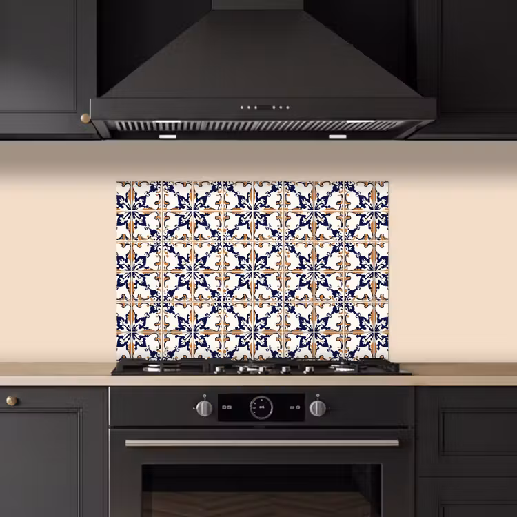 Kitchen splashback for hob - Classic - Pattern - Colorful — 5