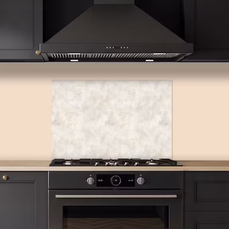 Kitchen splashback for hob - Cream beige - Marble - Veins — 5