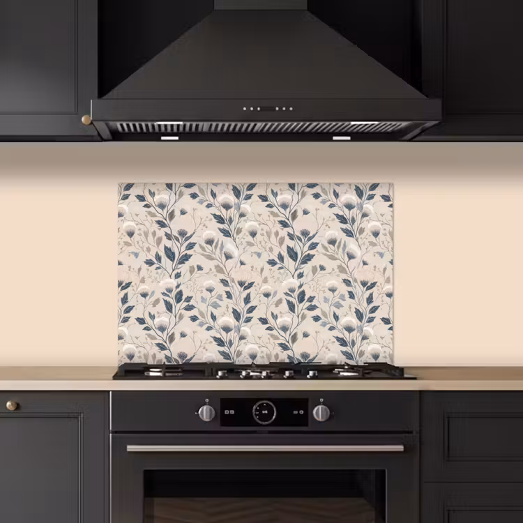 Kitchen splashback for hob - Classic - Botanical - Colorful — 5