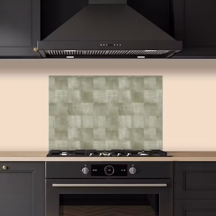 Kitchen splashback for hob - Flats - Rustic - Green — 5