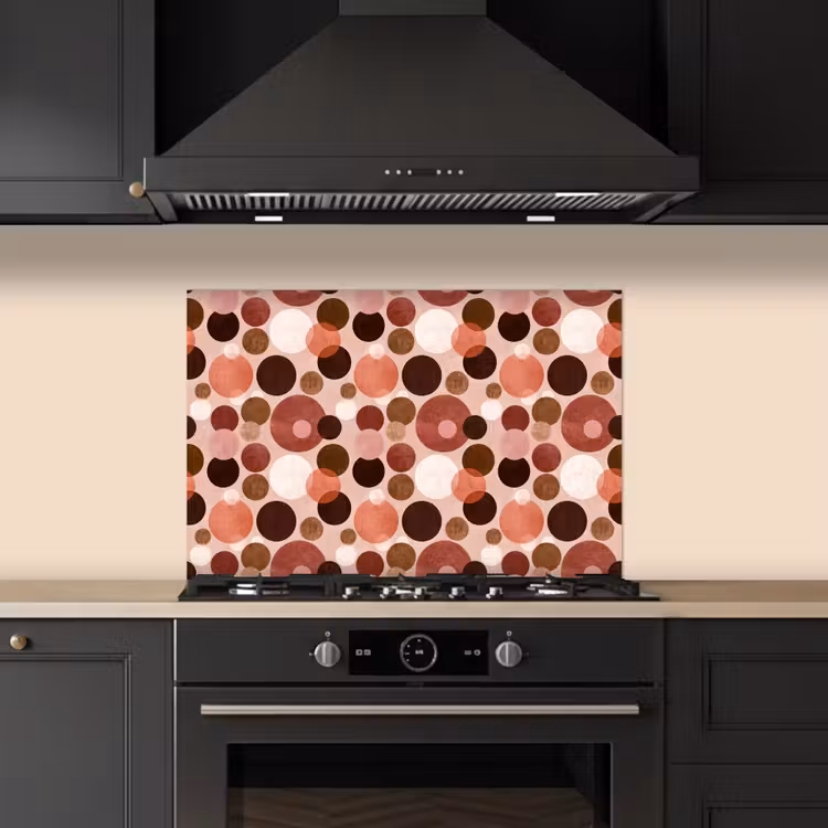 Kitchen splashback for hob - Circles - Modern - Colorful — 5