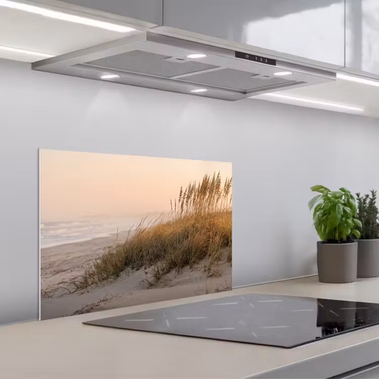 Kitchen splashback for hob - Dune landscape - Sunset - Beach — 1