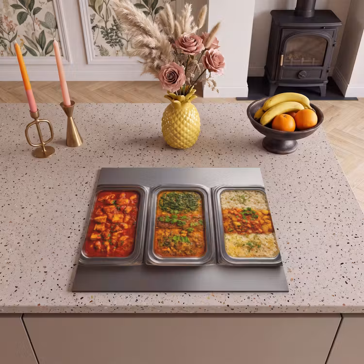 Induction hob protector - Buffet - Food - Colorful — 3