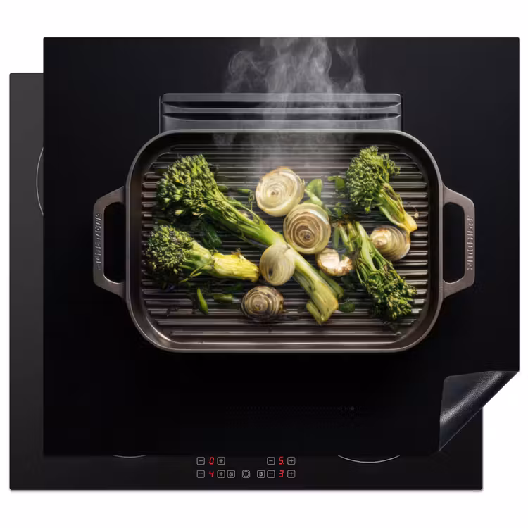 Induction hob protector - Cooking - Grill pan - Vegetables — 1