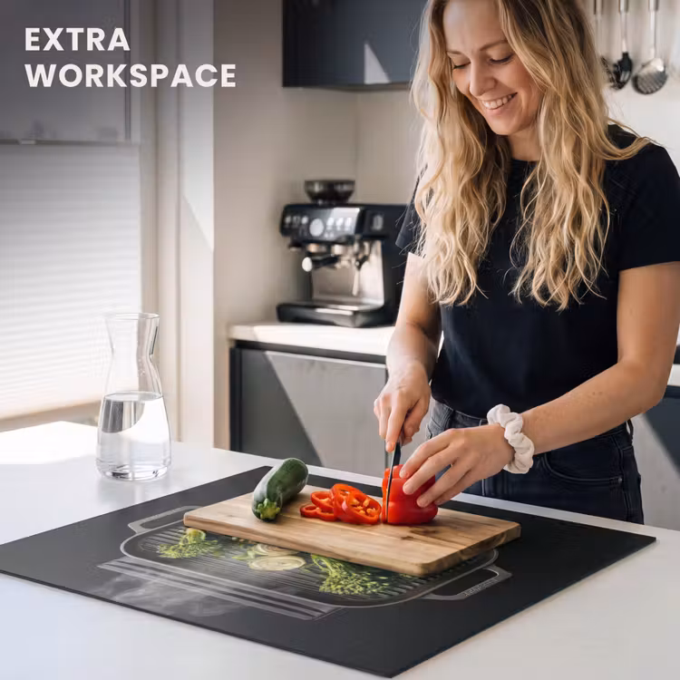 Induction hob protector - Cooking - Grill pan - Vegetables — 7