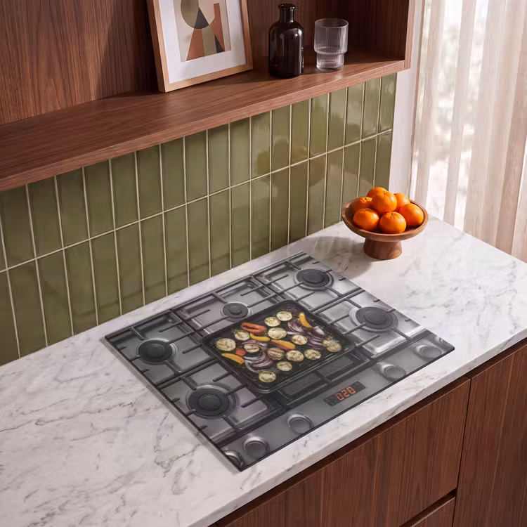Induction hob protector - Gas stove - Grill - Vegetables — 4