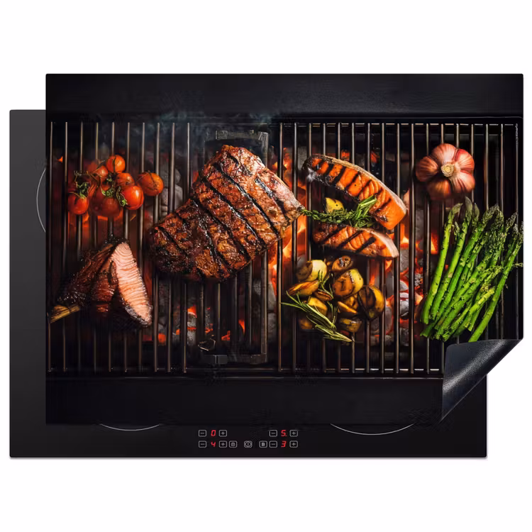 Induction hob protector - Grill - Food - Barbecue — 1