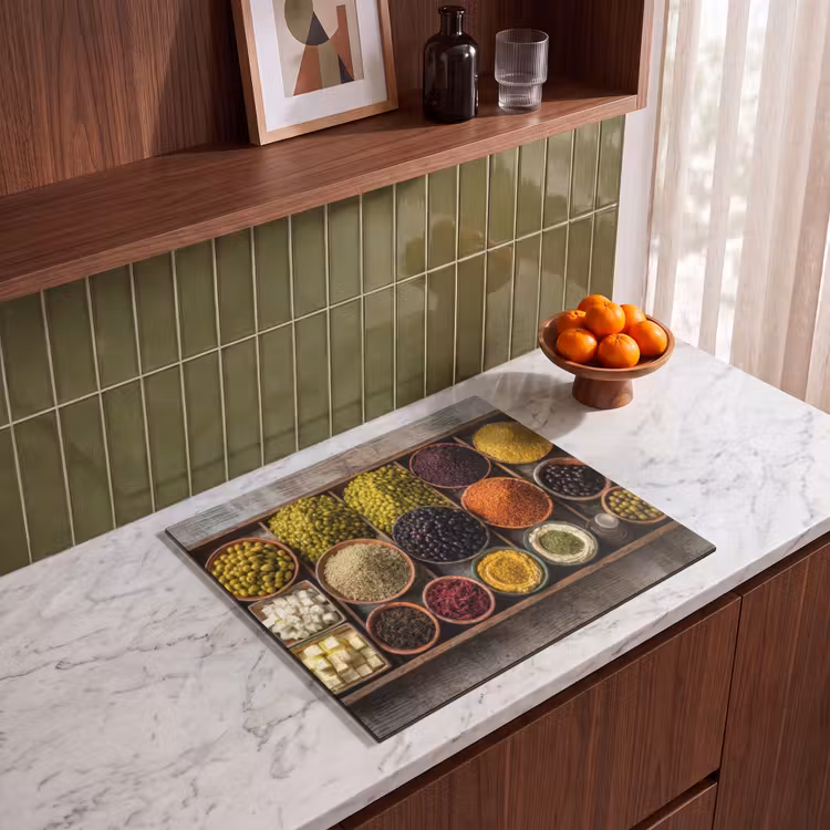 Induction hob protector - Herbs - Spices - Olives — 4