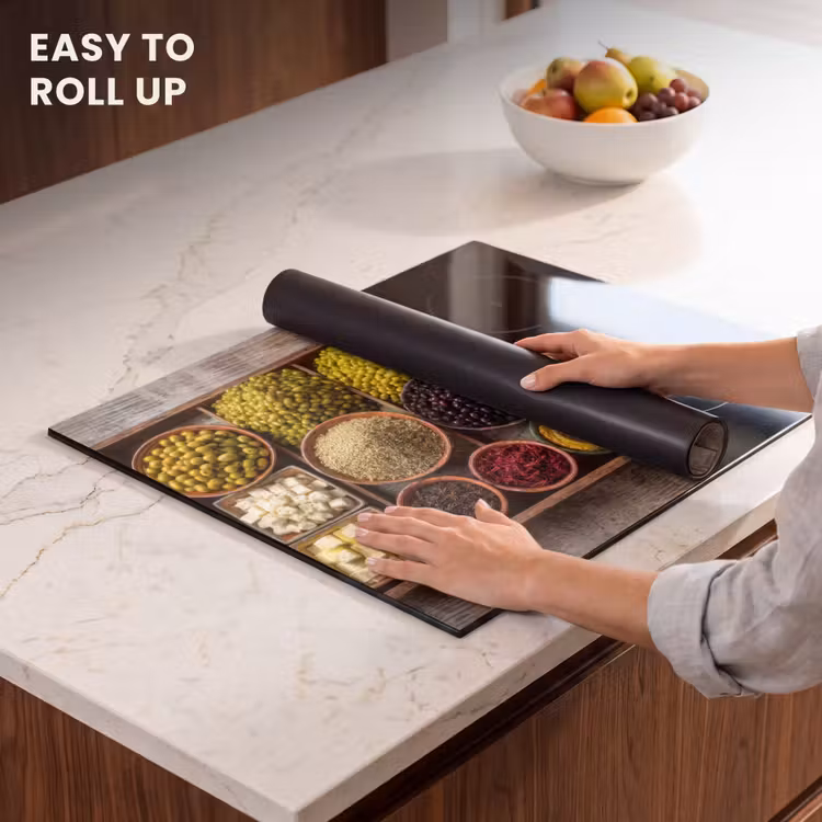 Induction hob protector - Herbs - Spices - Olives — 6