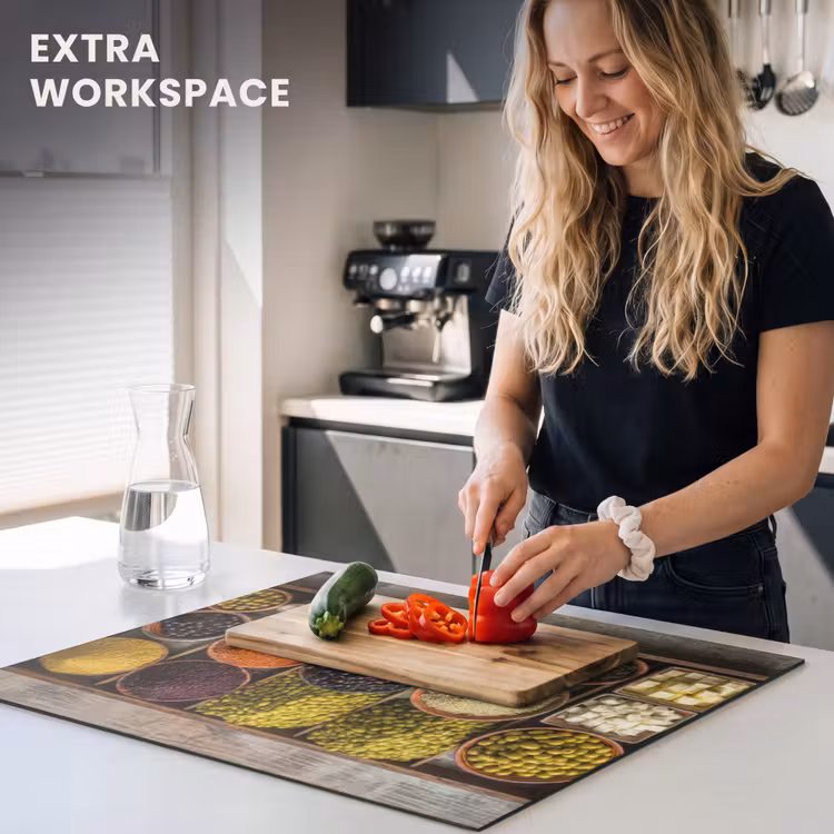Induction hob protector - Herbs - Spices - Olives — 7