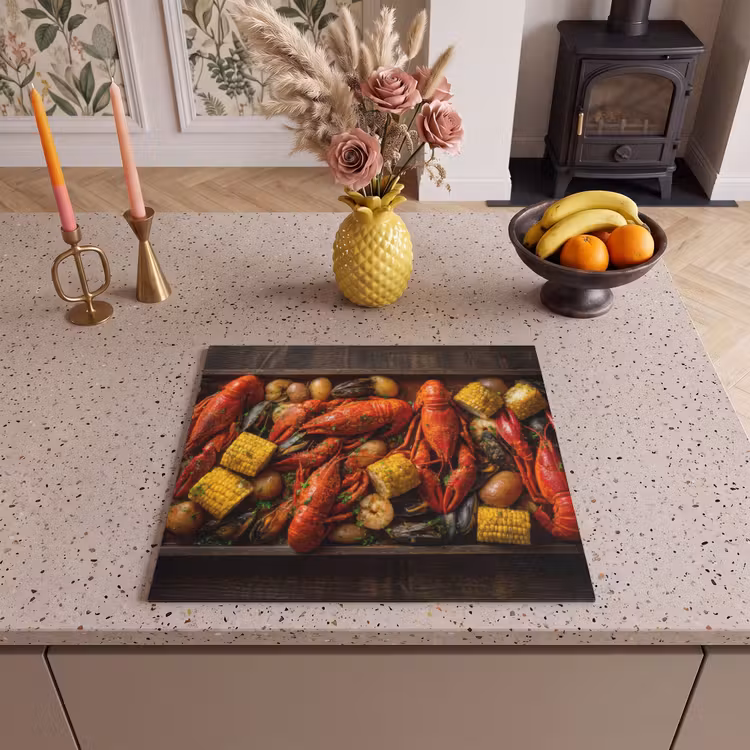 Induction hob protector - Lobster - Vegetables - Food — 3