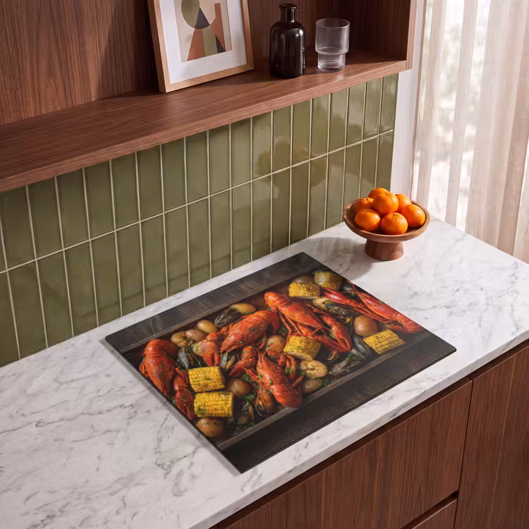 Induction hob protector - Lobster - Vegetables - Food — 4