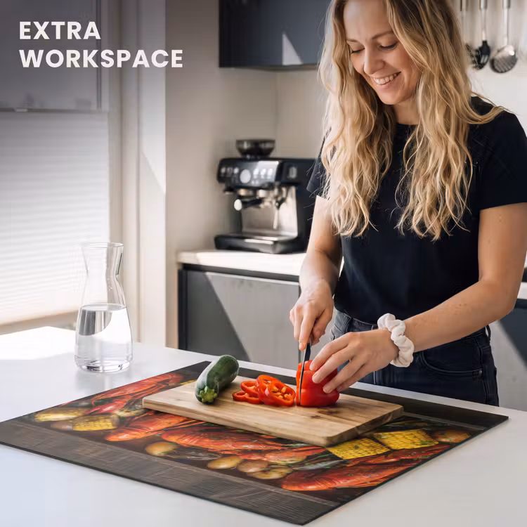 Induction hob protector - Lobster - Vegetables - Food — 7