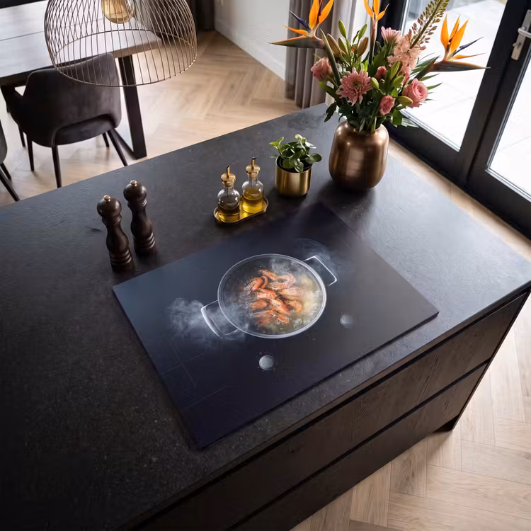 Induction hob protector - Cooking - Shrimp - Pan — 2