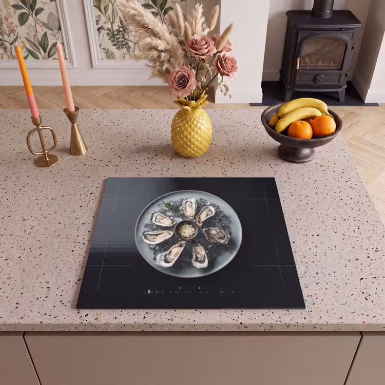Induction hob protector - Oysters - Cooker - Black — 3