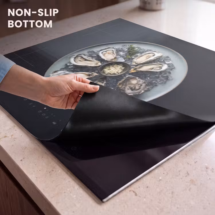 Induction hob protector - Oysters - Cooker - Black — 5