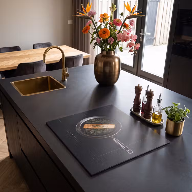 Induction hob protector - Salmon - Stove - Cooking — 2
