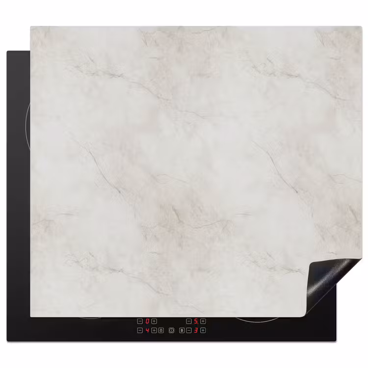 Induction hob protector - Gray - Marble - Veins — 1
