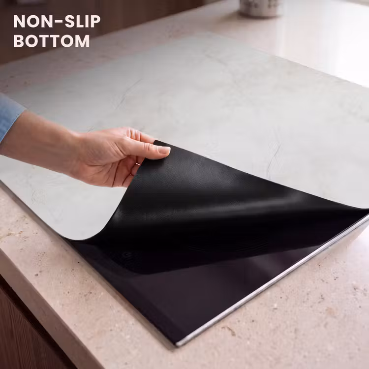 Induction hob protector - Gray - Marble - Veins — 5
