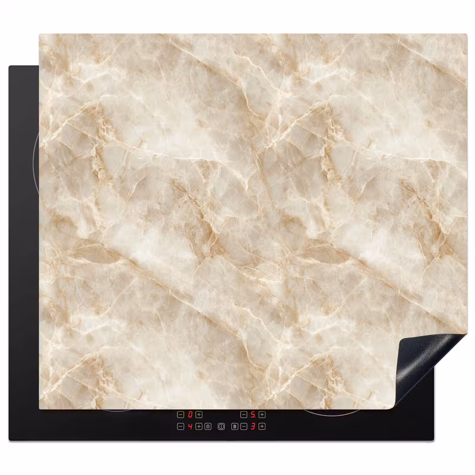 Induction hob protector - Light beige - Onyx - Subtle — 1