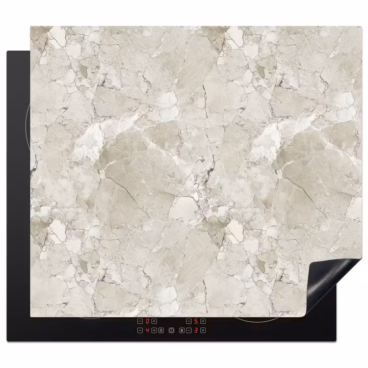 Induction hob protector - Marble - Gray - Veins — 1