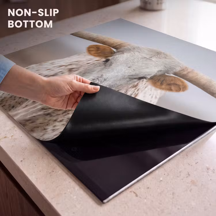 Induction hob cover - Longhorn - Grass Field - Animal — 5