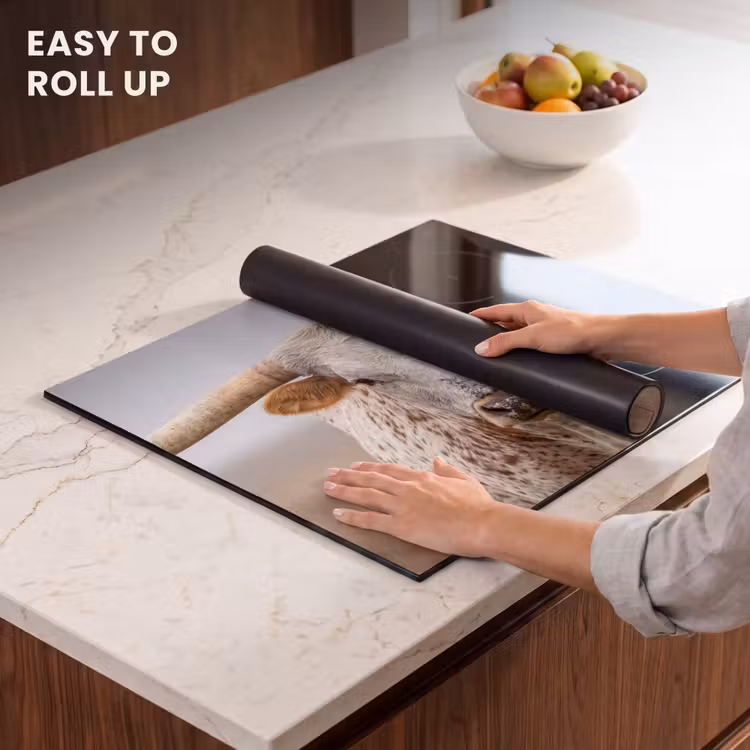 Induction hob cover - Longhorn - Grass Field - Animal — 6