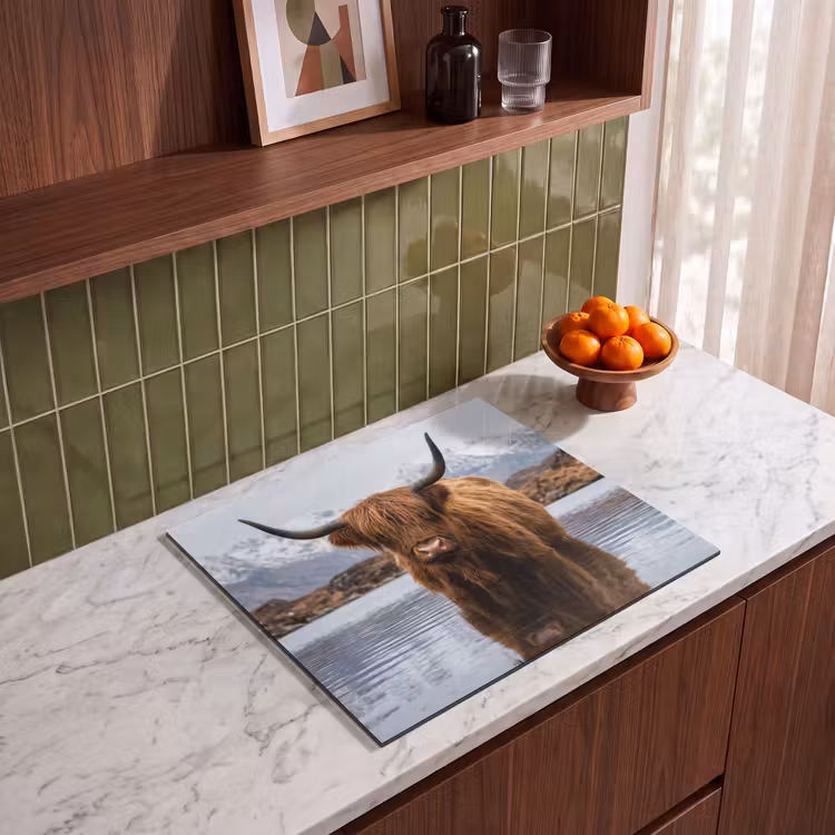 Induction hob cover - Scotch highlander - Brown - Water — 4
