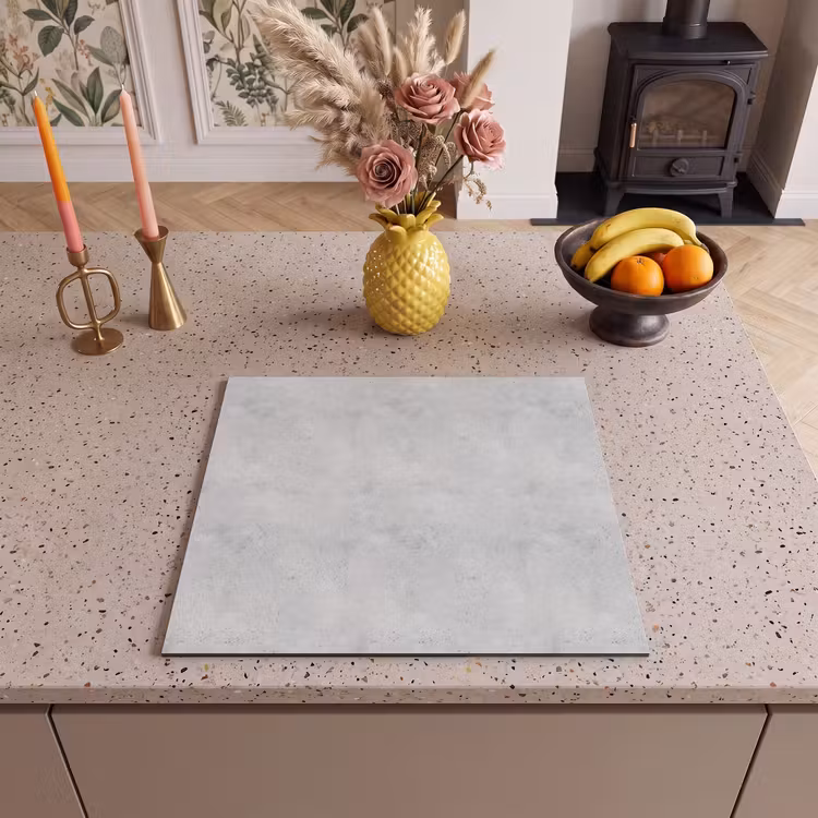 Induction hob protector - Gray - Concrete - Neutral — 3