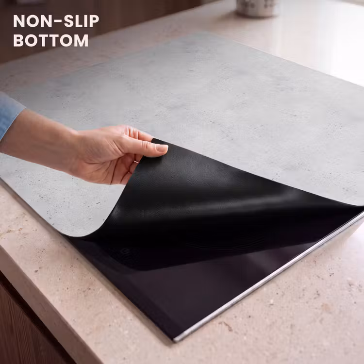 Induction hob protector - Gray - Concrete - Neutral — 5